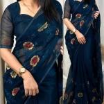 Premium Micro Georgette Saree