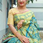 সিল্ক কাতান শাড়ি