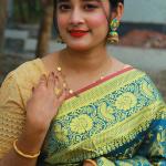 সিল্ক কাতান শাড়ি