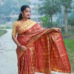 সিল্ক কাতান শাড়ি