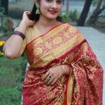 সিল্ক কাতান শাড়ি