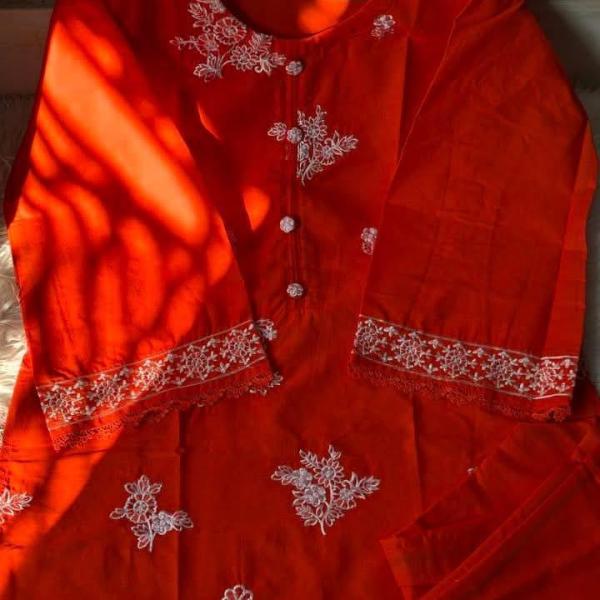 Embroidery Cotton Co-Ord Set