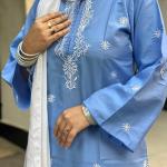 Embroidery Three Piece Set